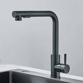 Torneira Gourmet Cozinha Helsinki Retrátil 360º Monocomando Pulverizador Dupla Misturador - Neohousi