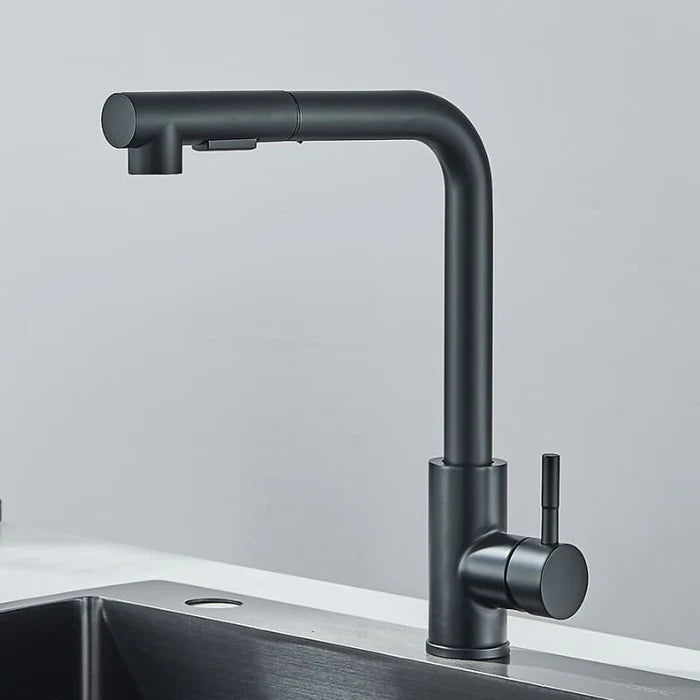 Torneira Gourmet Cozinha Helsinki Retrátil 360º Monocomando Pulverizador Dupla Misturador - Neohousi