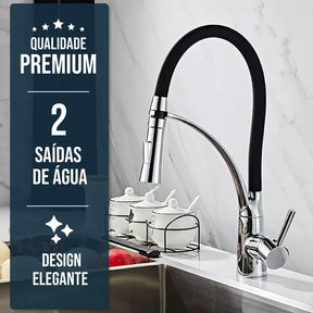 Torneira Gourmet Cozinha Napoli Monocomando - Neohousi