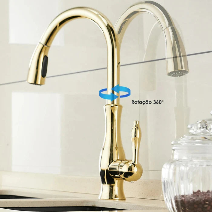 Torneira Gourmet Cozinha Oslo com Jato Extensor - Neohousi